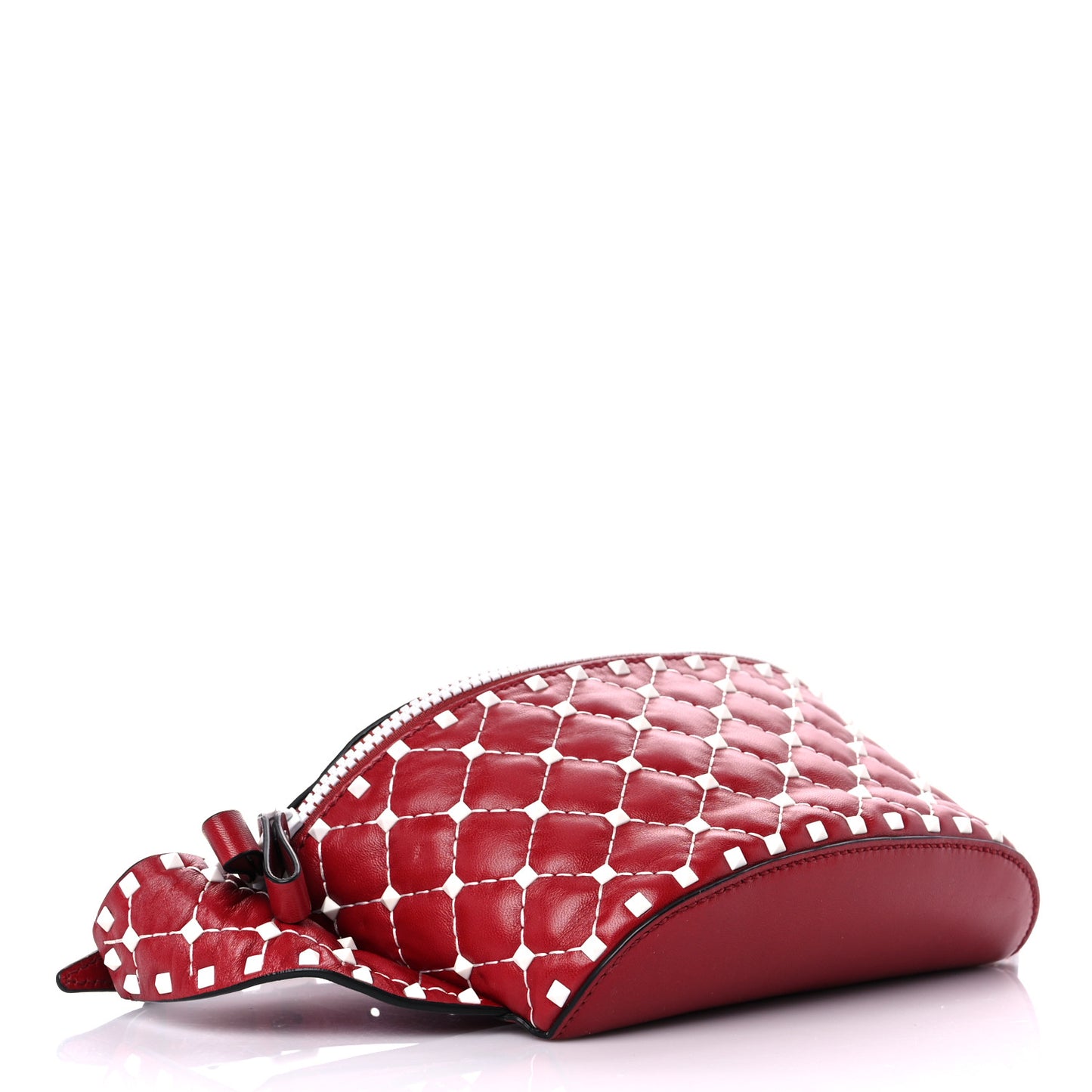 Lambskin Free Rockstud Spike Belt Bag 75 Rosso Valentino