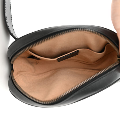 Gucci Calfskin Matelasse GG Marmont Belt Bag 85 34 Black 5 of 11