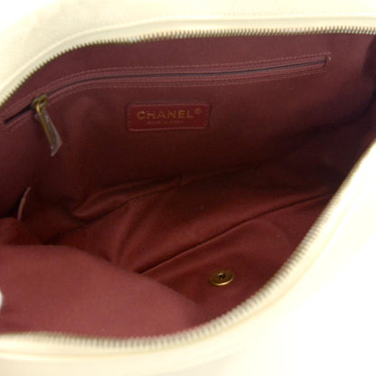 Chanel Caviar Quilted Large Shiva Flap Ivory 10 of 10