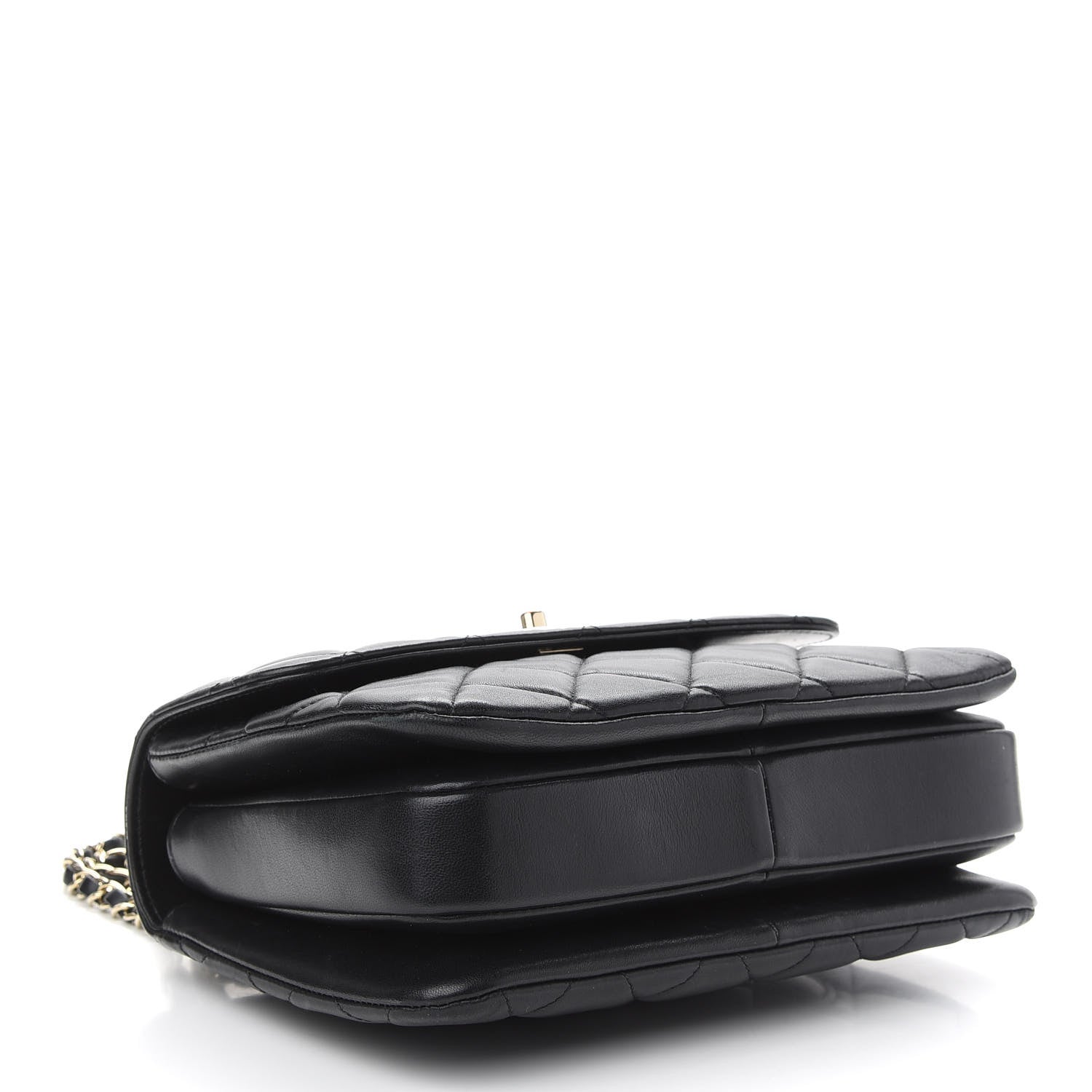Chanel Lambskin Quilted Small Trendy CC Dual Handle Flap Bag Black 3 of 9