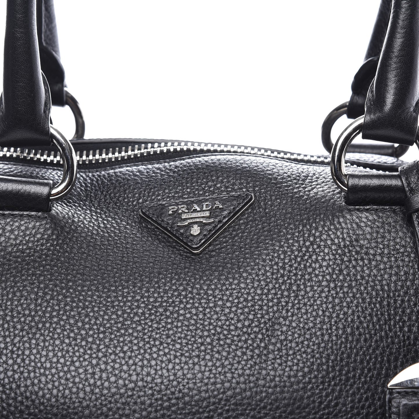 Vitello Daino Shopping Tote Black