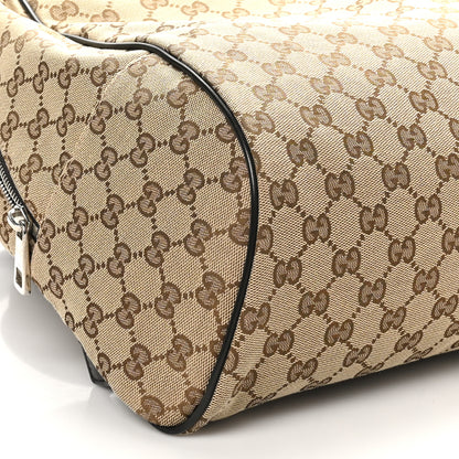 Gucci Monogram Travel Backpack Dark Brown 9 of 10