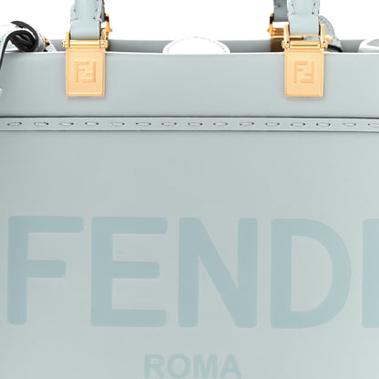 Fendi Vitello King Logo Embossed Small Fendi Sunshine Shopper Tote Anice 7 of 10