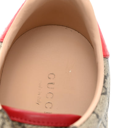 Gucci GG Supreme Monogram Womens Ace Low-Top Sneaker 37.5 Beige 11 of 11