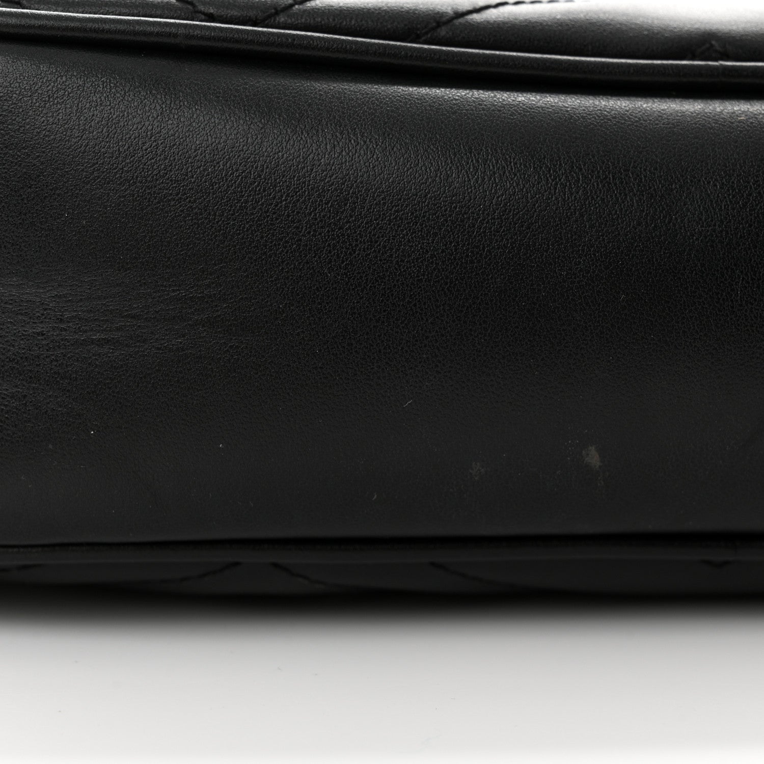 Gucci Calfskin Matelasse Small GG Marmont Chain Shoulder Bag Black 15 of 17