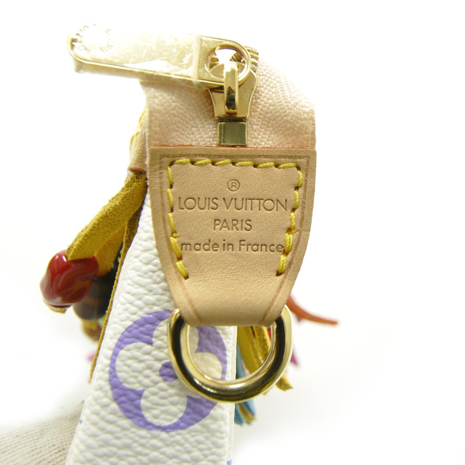 Louis Vuitton Monogram Multicolor Fringe Bucket White 11 of 11