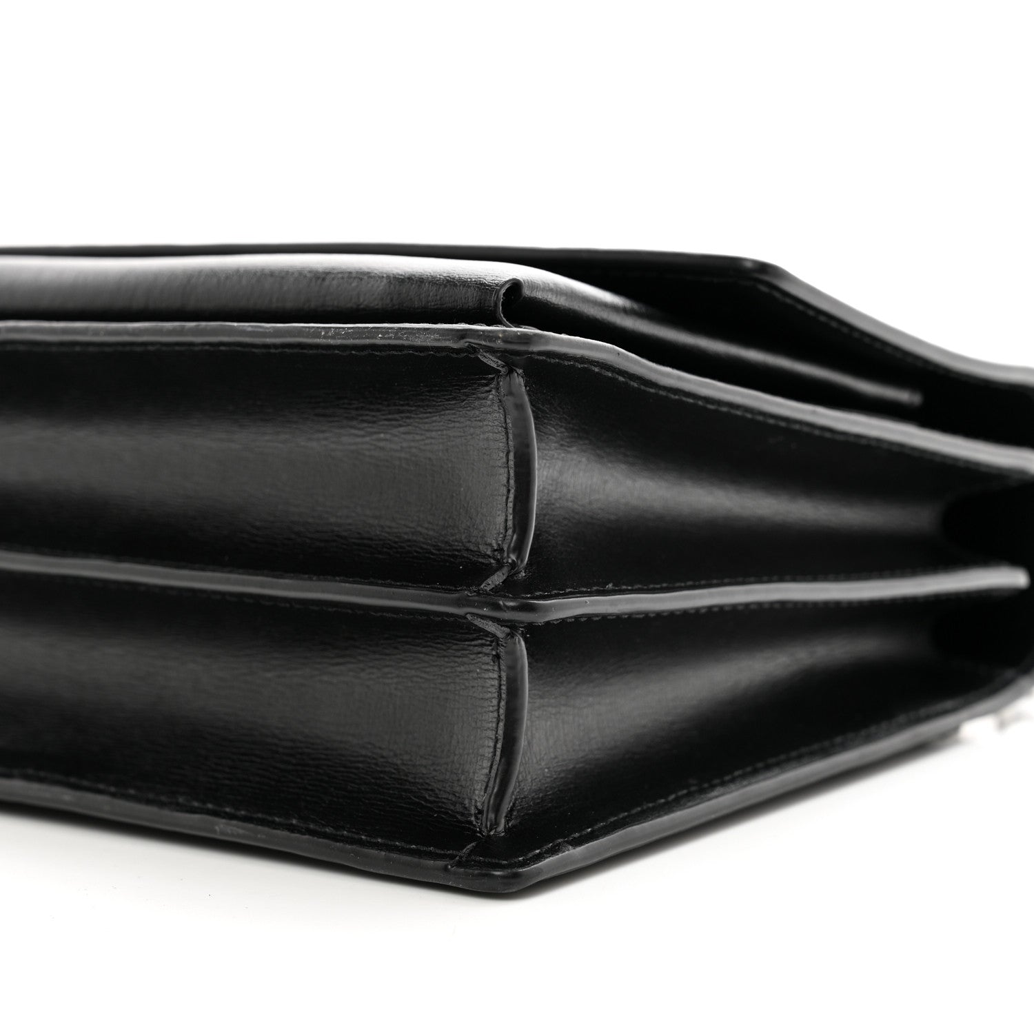 Saint Laurent Calfskin Medium Monogram Sunset Black 10 of 12