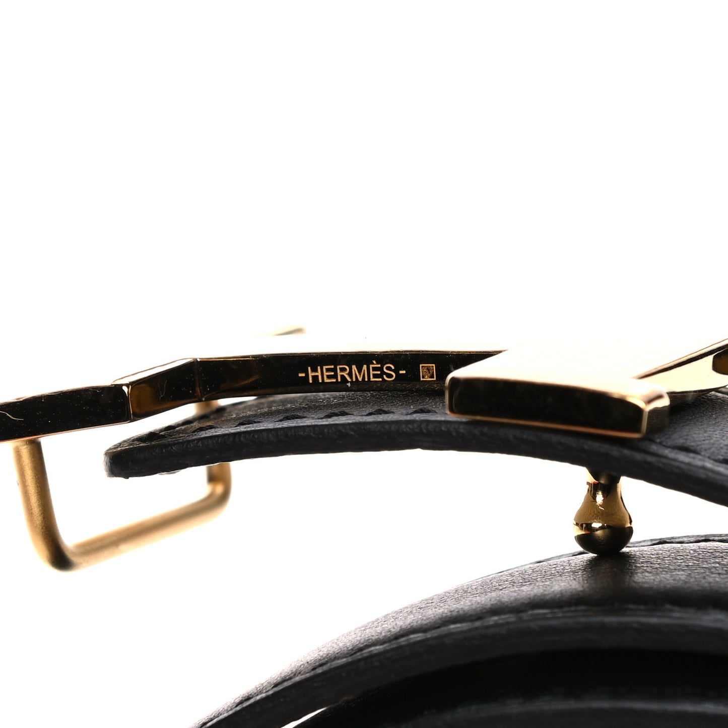 Swift Epsom 24mm Mini Martelee Constance Belt 70 Black Craie