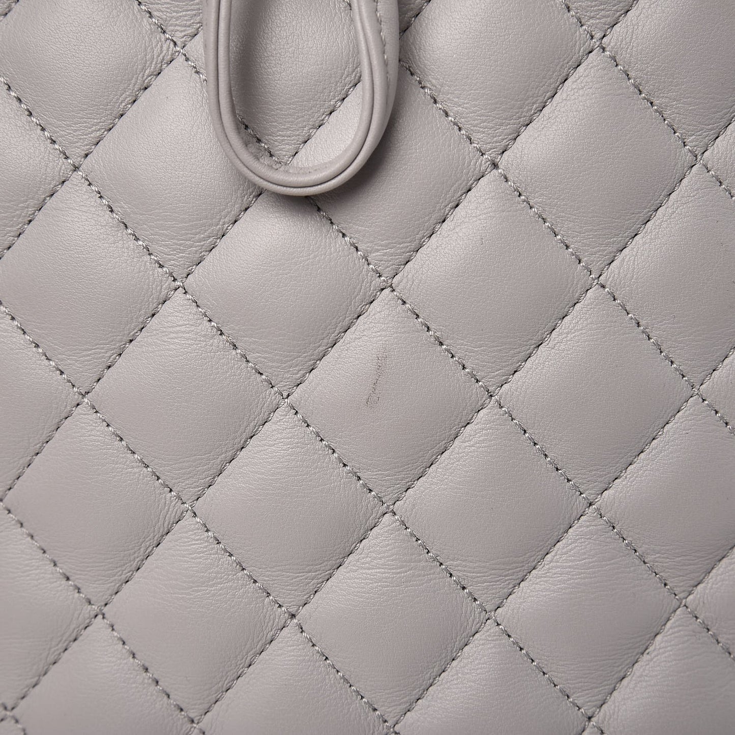 Calfskin Quilted Large Urban Spirit Backpack Grey
