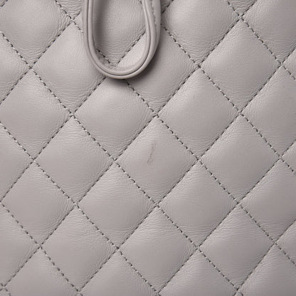 Chanel Calfskin Quilted Large Urban Spirit Backpack Grey 9 of 9