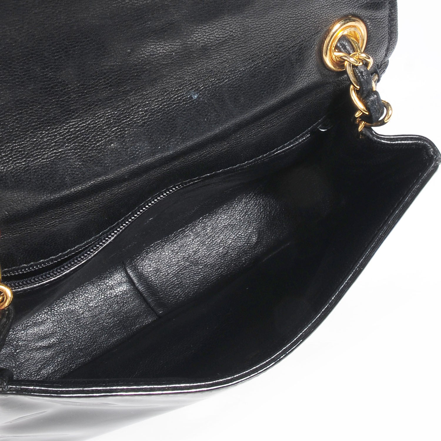 Chanel Patent Mini Flap Black 5 of 8