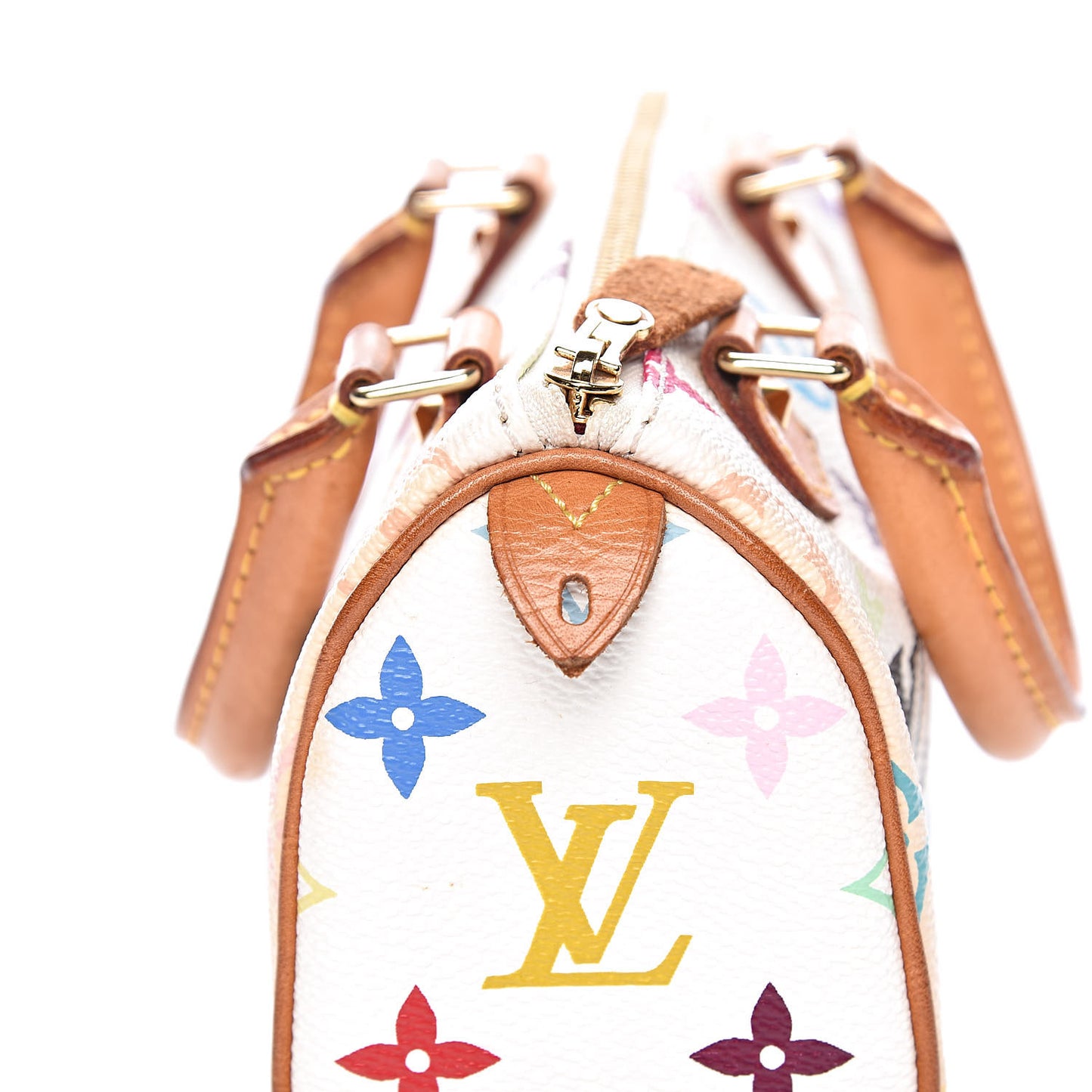 Monogram Multicolor Mini Sac HL Speedy White