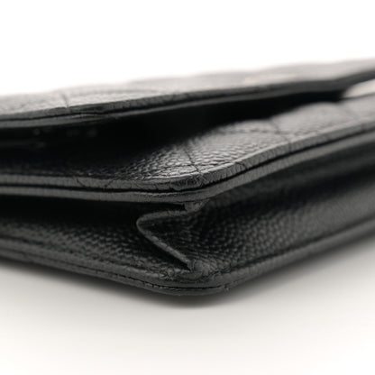 Chanel Caviar Quilted Wallet on Chain WOC Black 9 of 13