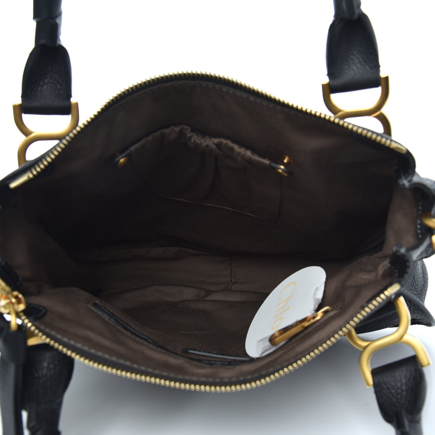 Calfskin Medium Marcie Satchel Black
