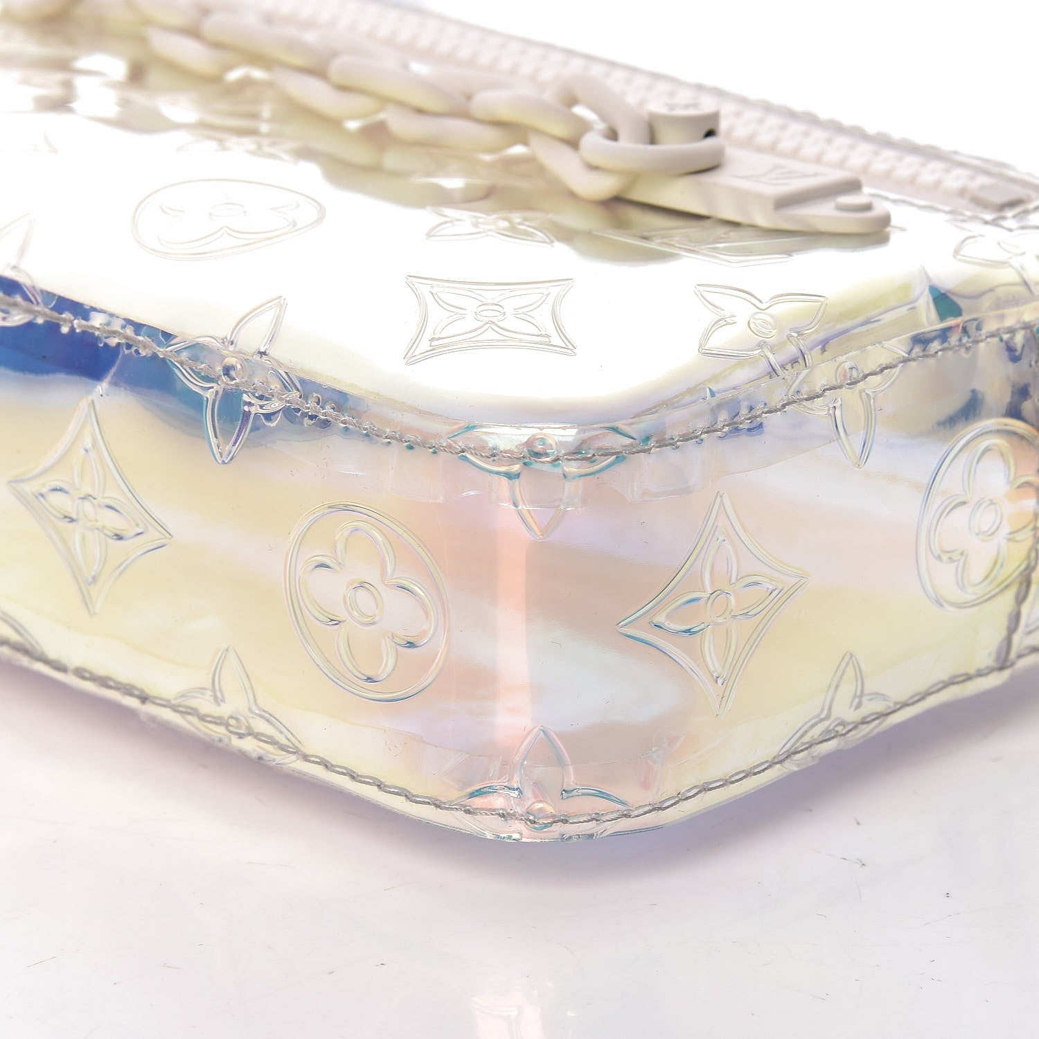 Louis Vuitton PVC Monogram Pochette Volga Iridescent Prism 7 of 10