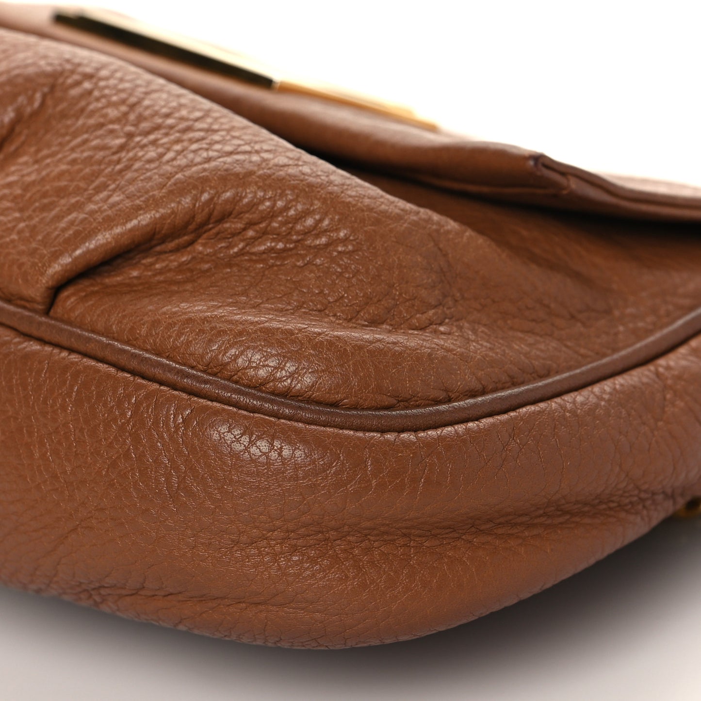 Vitello Flamingo Fendista Pouchette Crossbody Orzo