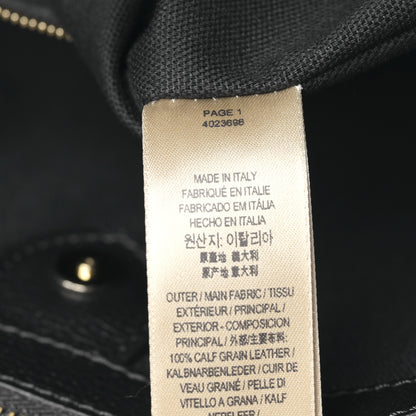 Burberry Grainy Calfskin House Check Large Banner Tote Black 7 of 10