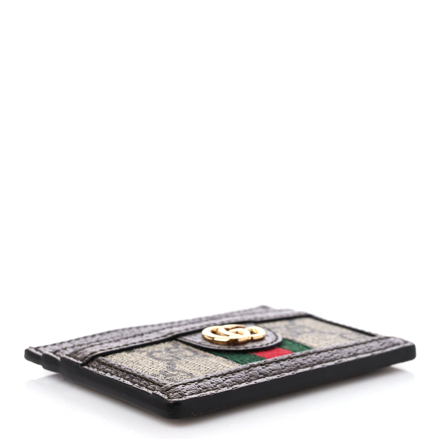 Gucci GG Supreme Monogram Ophidia Card Holder Brown 4 of 7