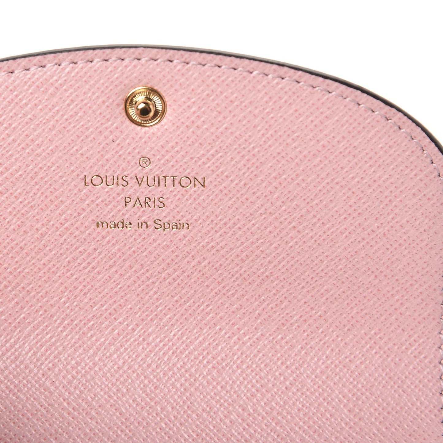 Monogram Rosalie Coin Purse Rose Ballerine