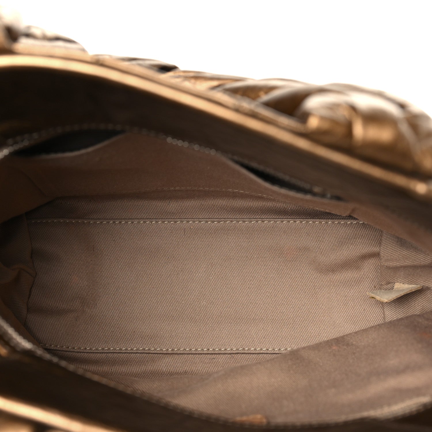 Chanel Metallic Aged Calfskin Quilted Small Origami Tote Bronze 5 of 9