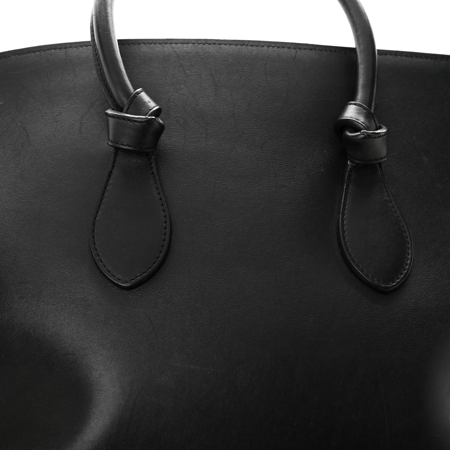 Celine Natural Calfskin Medium Tie Knot Tote Black 13 of 15
