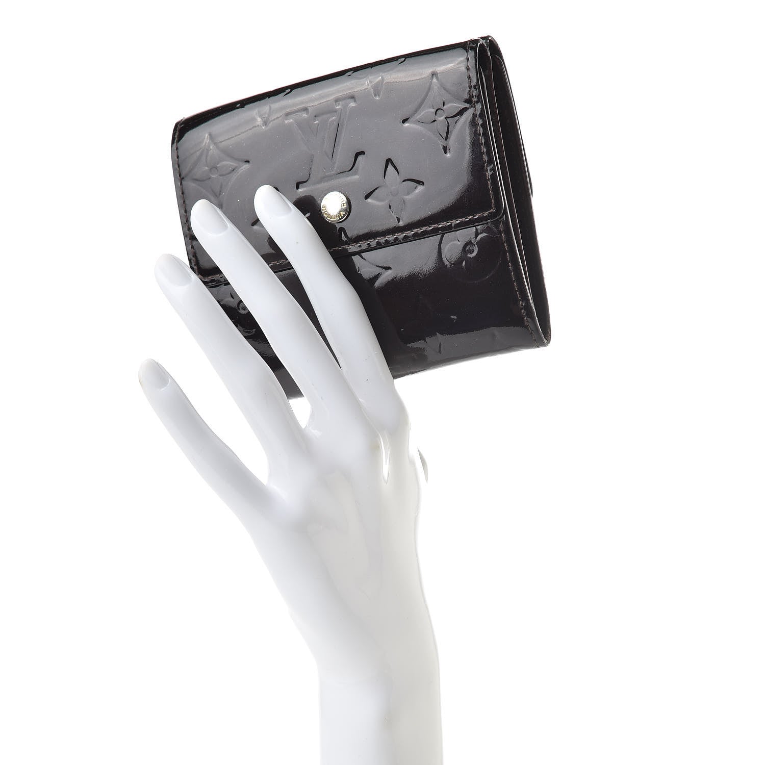 Louis Vuitton Vernis Elise Wallet Amarante 2 of 16