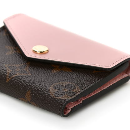 Louis Vuitton Monogram Zoe Wallet Rose Ballerine 9 of 10