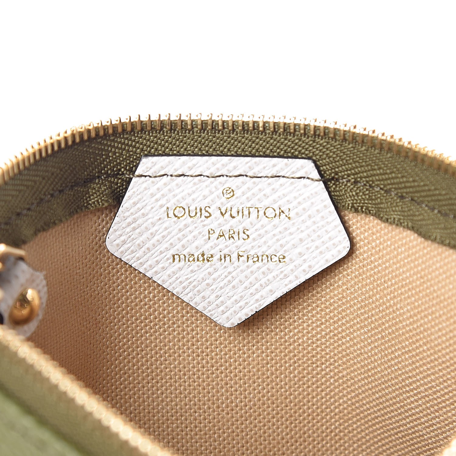 Louis Vuitton Monogram Giant Micro Pochette Accessories Kaki White 6 of 8