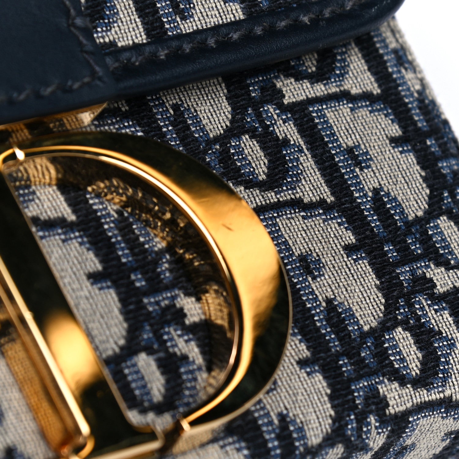 Christian Dior Oblique 30 Montaigne Box Bag Blue 16 of 21