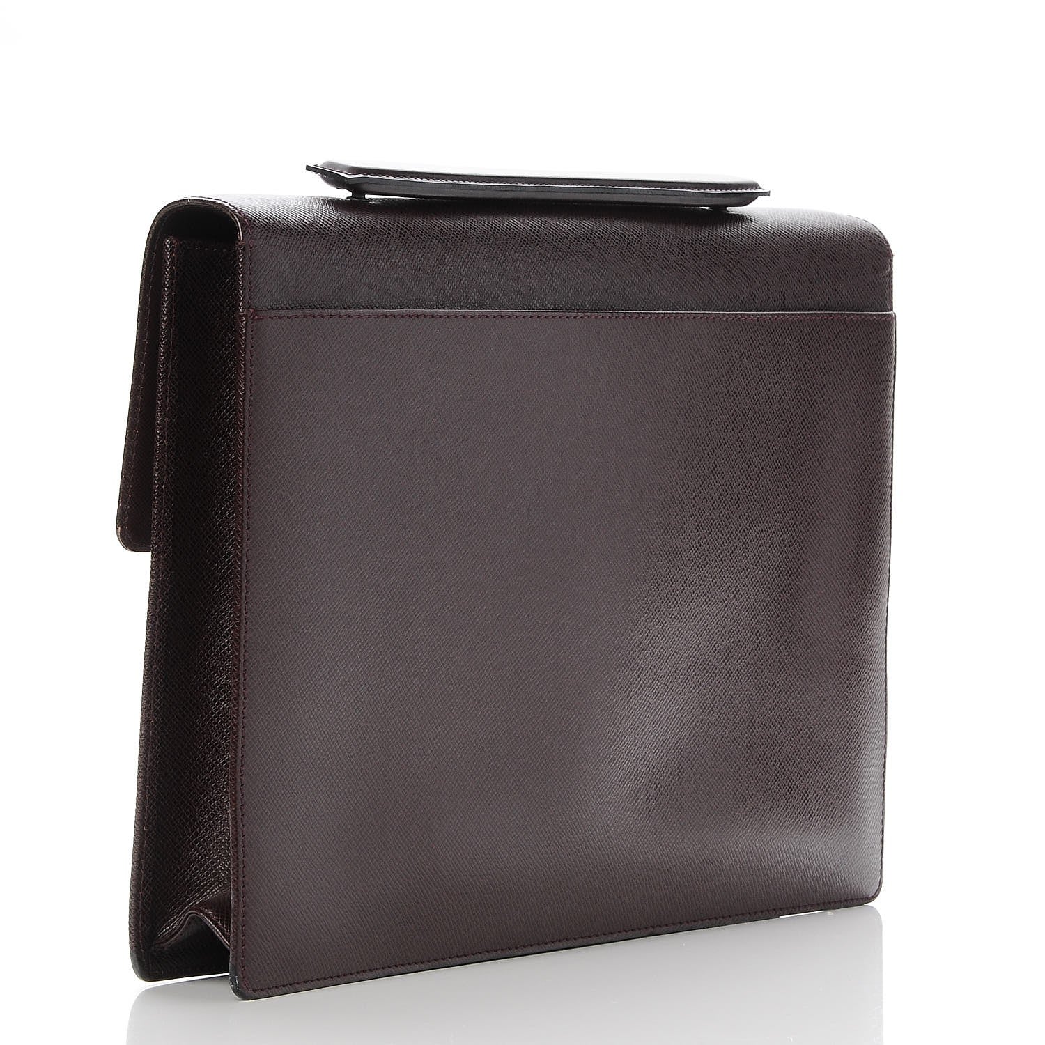 Louis Vuitton Taiga Angara Briefcase Acajou 2 of 11