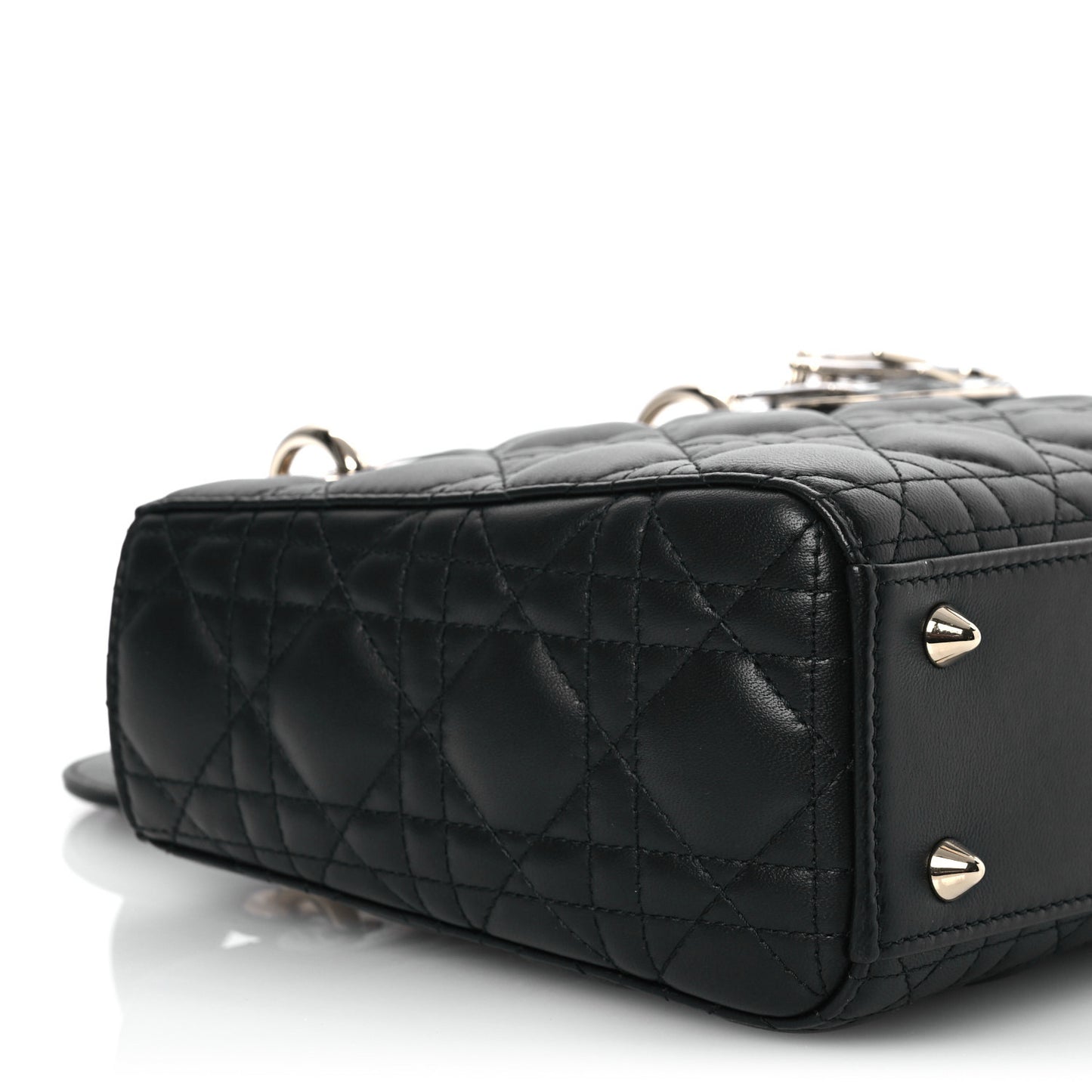 Lambskin Cannage Small My ABCDior Lady Dior Black