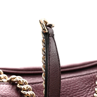 Gucci Metallic Cellarius Calfskin Medium Soho Bowler Classic Burgundy 14 of 14