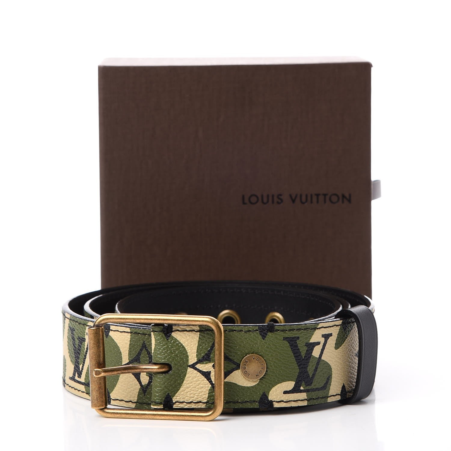 Louis Vuitton Monogramouflage Belt 100 40 9 of 9
