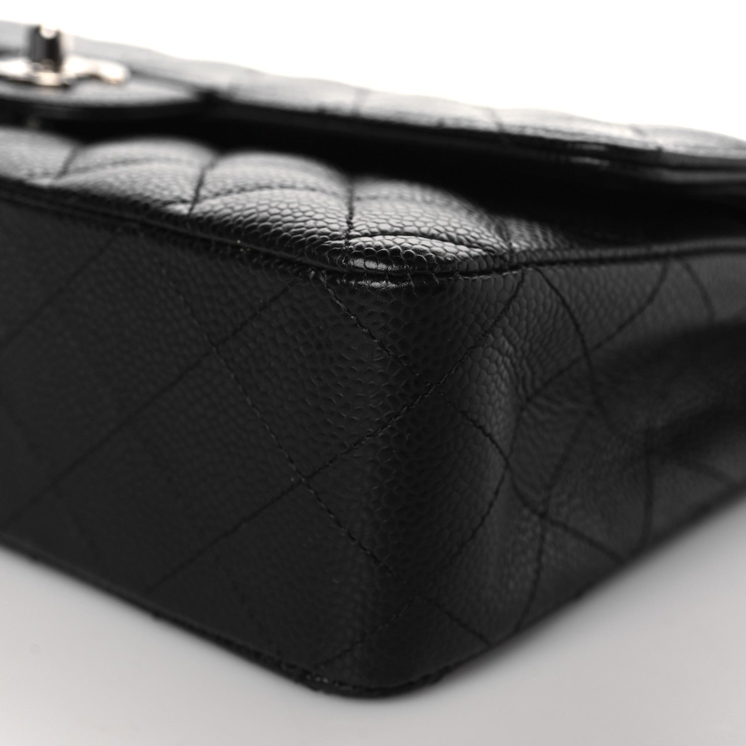 Chanel Caviar Quilted Medium Double Flap Black 9 of 9