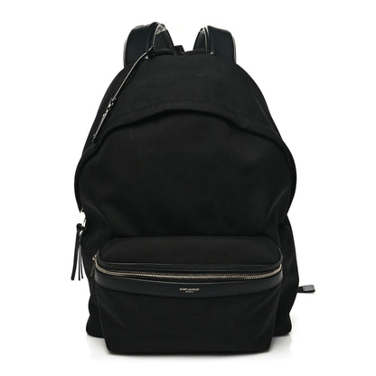 Saint Laurent Canvas Cit-E Backpack Black 1 of 14
