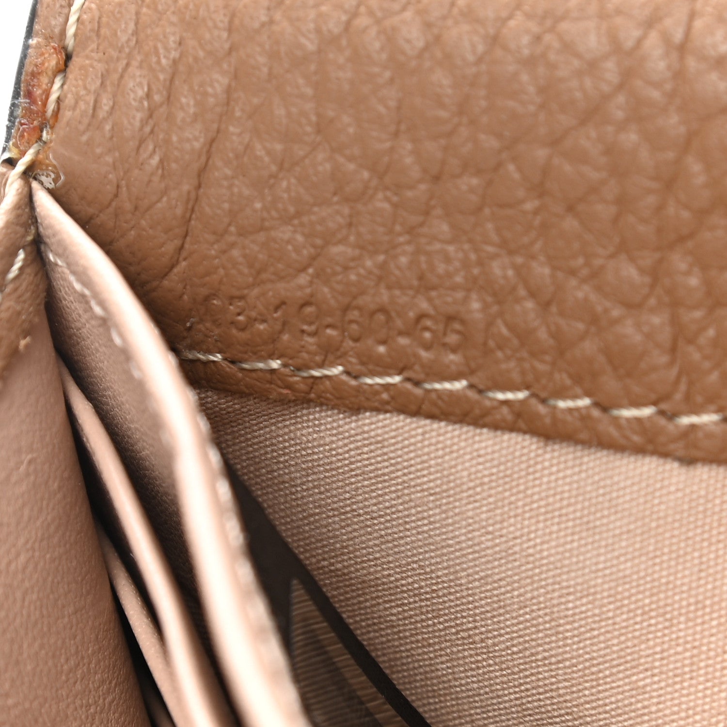 Chloe Calfskin Marcie Continental Flap Wallet Nut 8 of 8