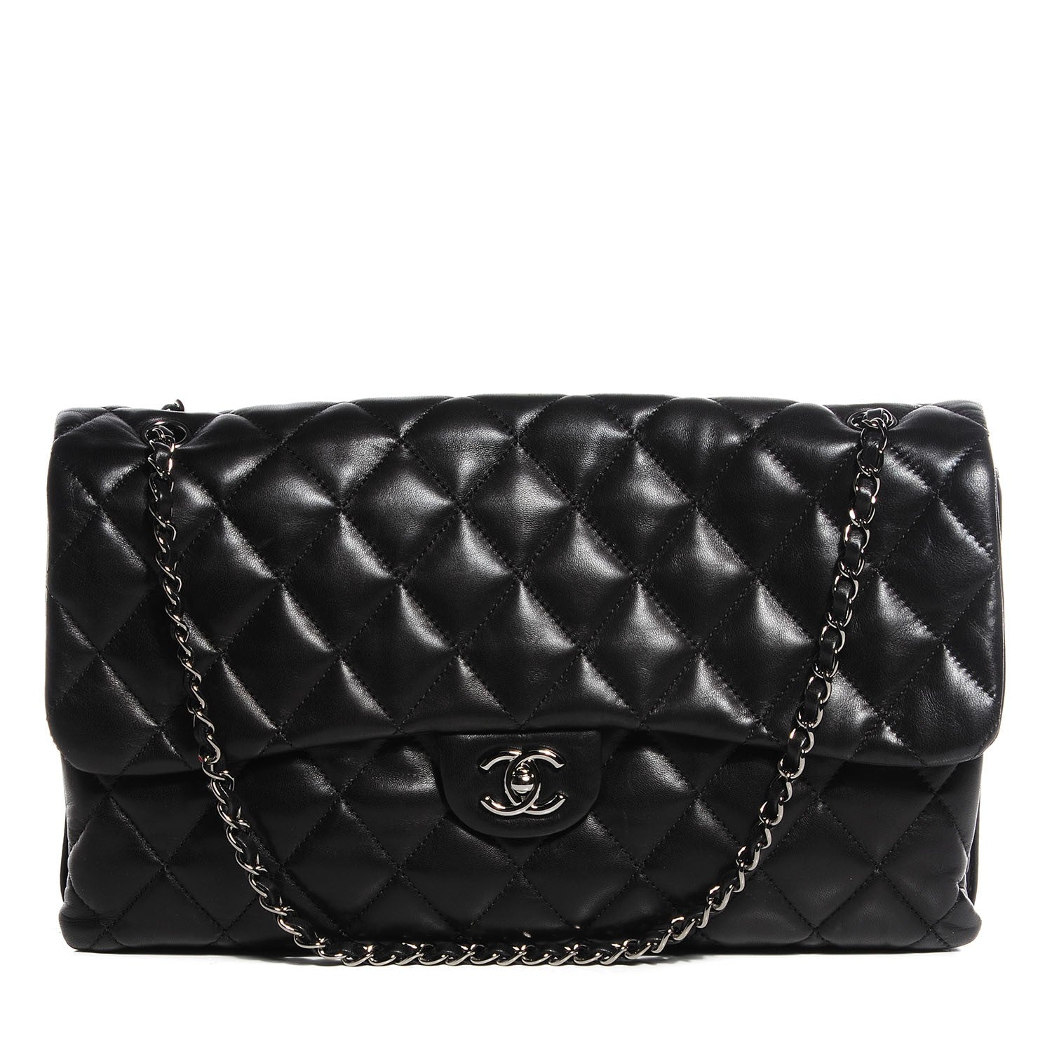 Chanel Lambskin Quilted 3 Maxi Flap Black 1 of 17