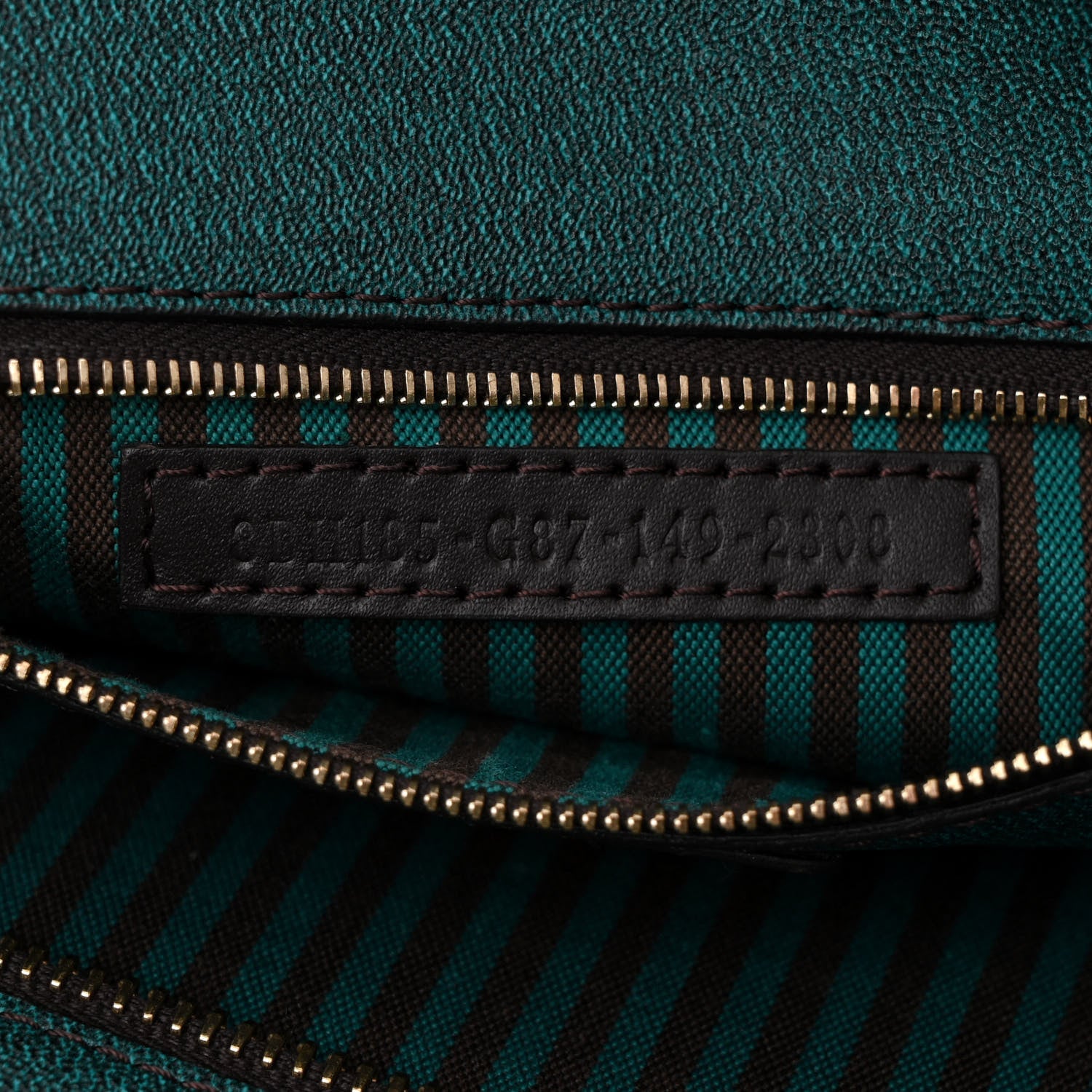 Fendi Zucca Spalmati Medium Roll Tote Tobacco Pavone 7 of 10