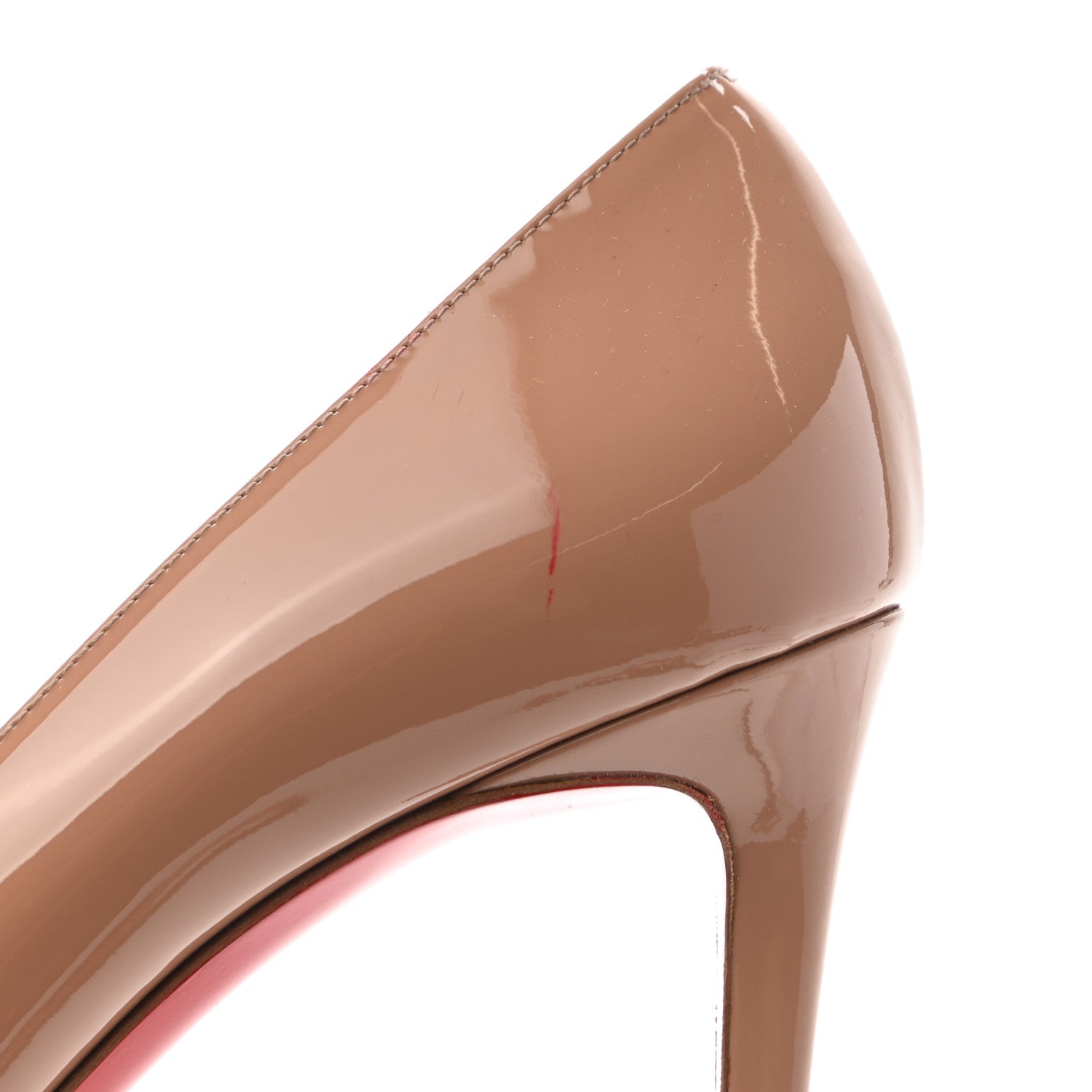 Christian Louboutin Patent Simple 70 Pumps 36.5 Nude 9 of 9