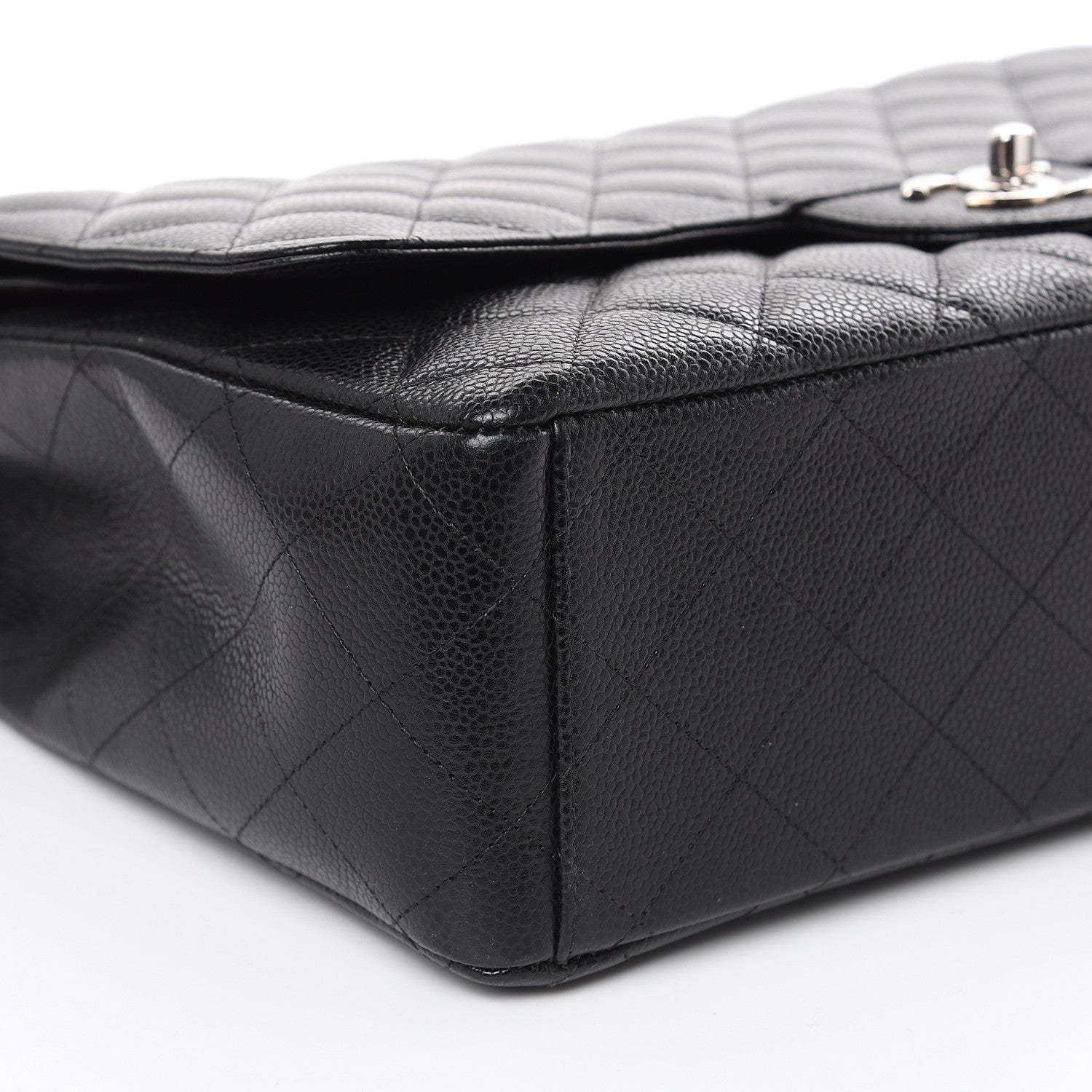 Chanel Caviar Quilted Maxi Double Flap Black 8 of 12