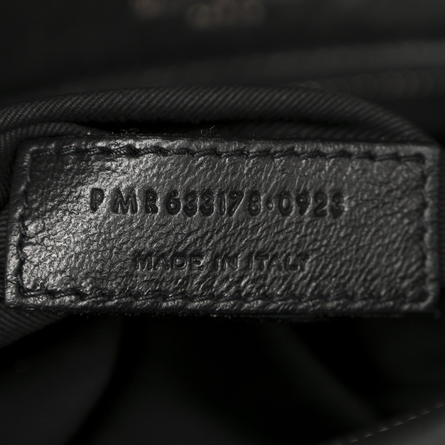 Saint Laurent Grained Lambskin Monogram Medium Niki Chain Satchel Black 7 of 12