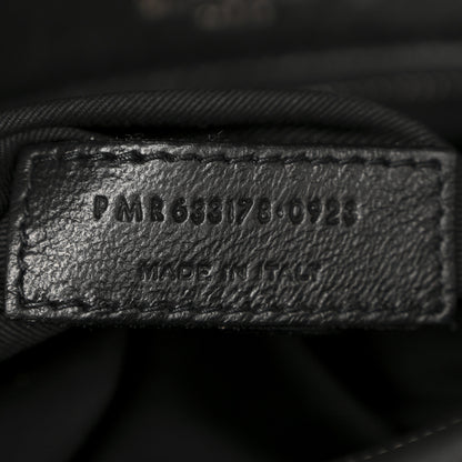 Saint Laurent Grained Lambskin Monogram Medium Niki Chain Satchel Black 7 of 12