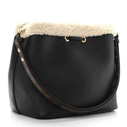 Louis Vuitton Calfskin Teddy NeoNoe MM Black 4 of 11