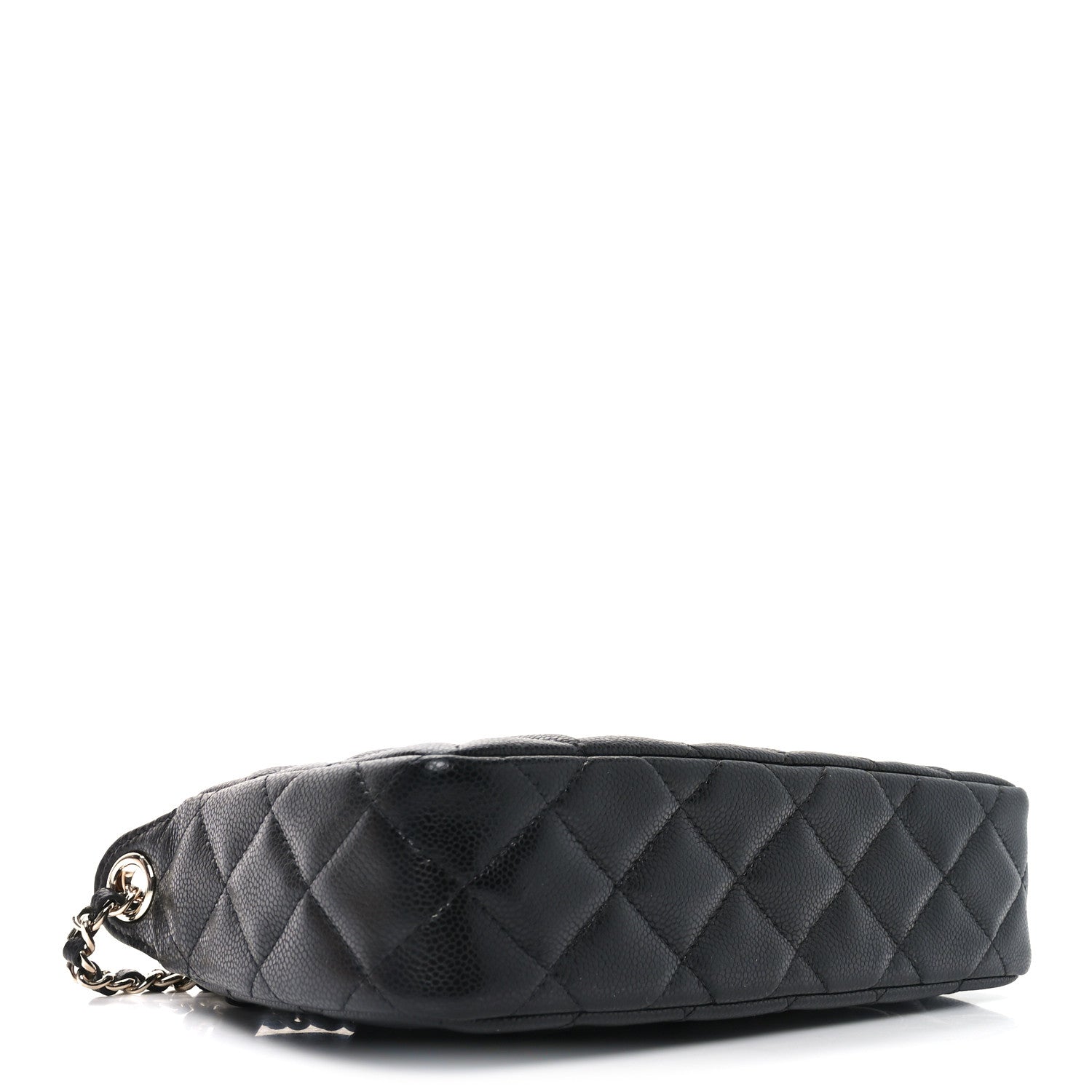 Chanel Caviar Quilted Purse With Chain Black 4 of 11