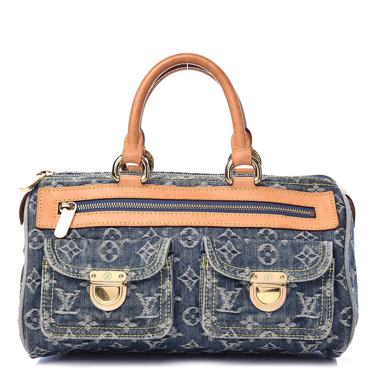 Monogram Denim Neo Speedy Blue