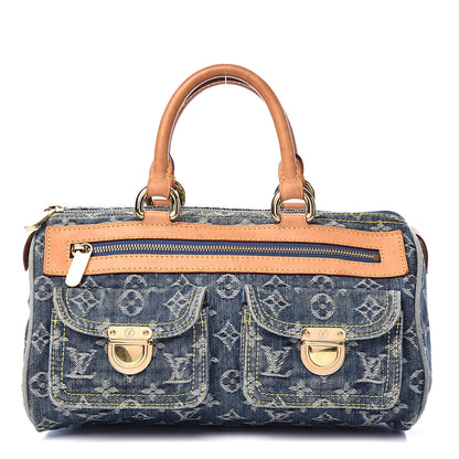 Louis Vuitton Monogram Denim Neo Speedy Blue 1 of 24