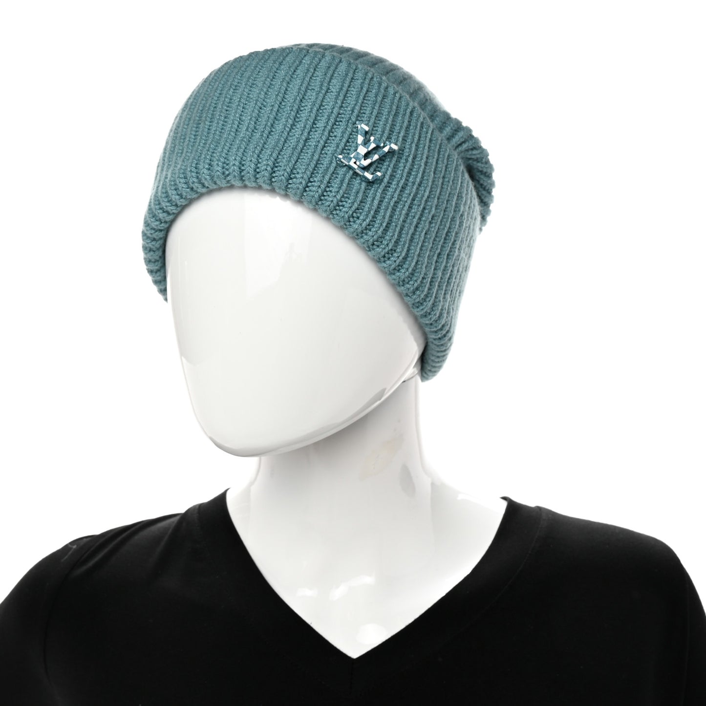 Cashmere LV Ahead Bonnet Beanie Teal