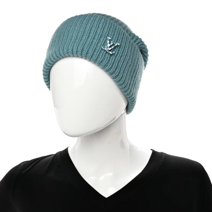 Louis Vuitton Cashmere LV Ahead Bonnet Beanie Teal 2 of 5