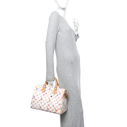 Louis Vuitton Watercolor Aquarelle Speedy 30 White 2 of 14
