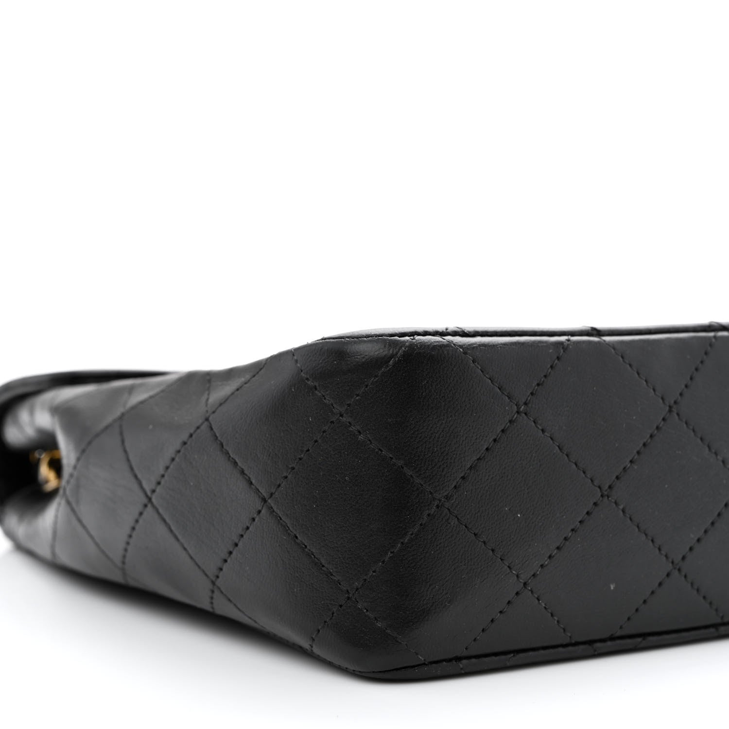 Chanel Lambskin Quilted Single Flap Black 10 of 14